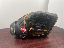 Rawlings Renegade Fastback RS140 14" Softball Glove All Leather Shell Black RHT