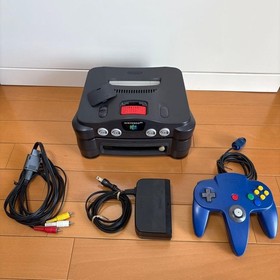 Nintendo 64DD Console & 64 Console & Soft Tested Free Shipping 2376-4