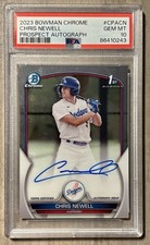 2023 Bowman Chrome - Chris Newell Auto 1st Bowman Prospect #CPACN   DODGERS  