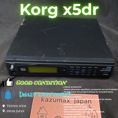 Korg X5DR Synthesis Module Midi With Manual for sale online | eBay