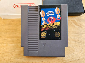 NES - Clu Clu Land - Includes Sleeve + Case - (GOOD Tested) Nintendo Video Game
