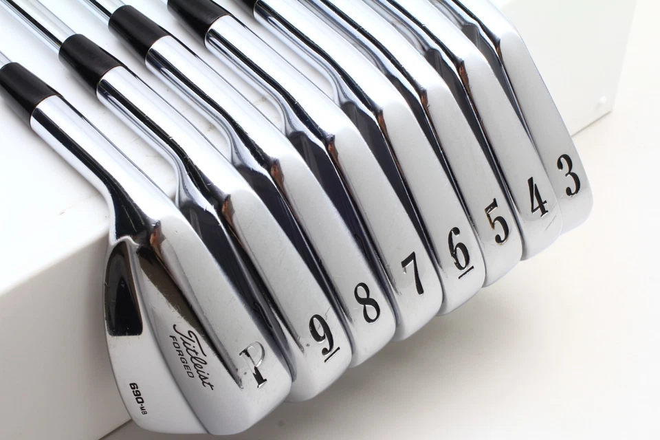 【LEFT】8Pcs Titleist FORGED 690.MB Irons 3-4-5-6-7-8-9-PW Stiff Flex DG S200 LH - Image 4 of 4