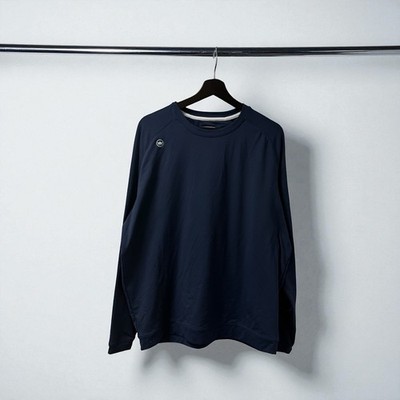 Peter Millar Sweatshirt Crewneck Men's Size: Large Navy Spell Out Golf Preppy