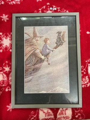 , Vintage Art Gallery Print  - Witchcraft , RARE FRAMED , FLORENCE ANDERSON