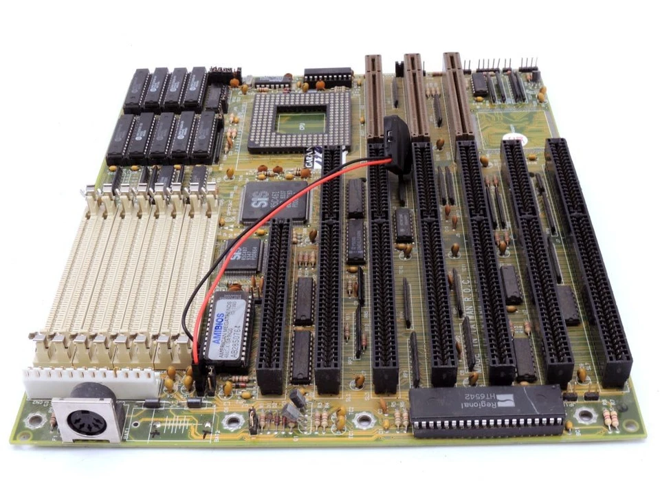 Placa Base MiTAC/Trigon SiS461 Chip Vintage VLB ISA Socket 2 PC 256KB - Imagen 1 de 1