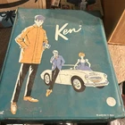 Vintage Collectible 1962 Ken Doll Carrying Case Barbie - Teal vinyl