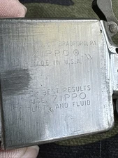 1985 Vintage Zippo Insert - INSERT ONLY - Working - Lot  #47