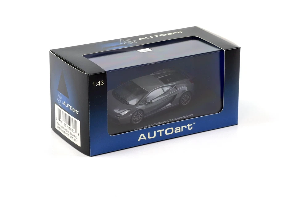 1:43 AUTOart Lamborghini Gallardo Superleggera Telesto Grigio 54613 - Immagine 3 di 3