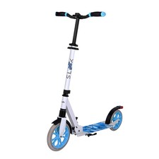 Lightweight Foldable Kick Scooter for Kids and Adults Adjustable Alloy Deck Blue