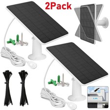 2Pack Solar Panel Charger for Arlo Pro 4/Pro 3/Ultra/Ultra 2/Pro Security Camera