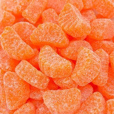 Orange Jelly  Slices Fat Free Candy Fast Free Shippling 2 Pounds