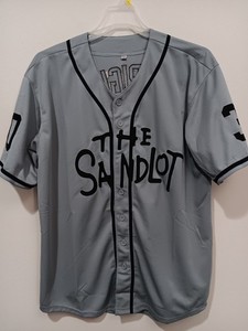 The Sandlot Baseball Jersey #30 Benny "The Jet"  Rodriguez Stitched Men's Sz XL 