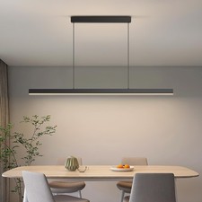 LED Linear Pendant Lights, 39in Island Lighting Fixture 3000k-6000K Dimmable,...