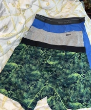 Lot Of 3 Multi Designer  Fruit Of The Loom Stretch 3-Pack Boxer Briefs