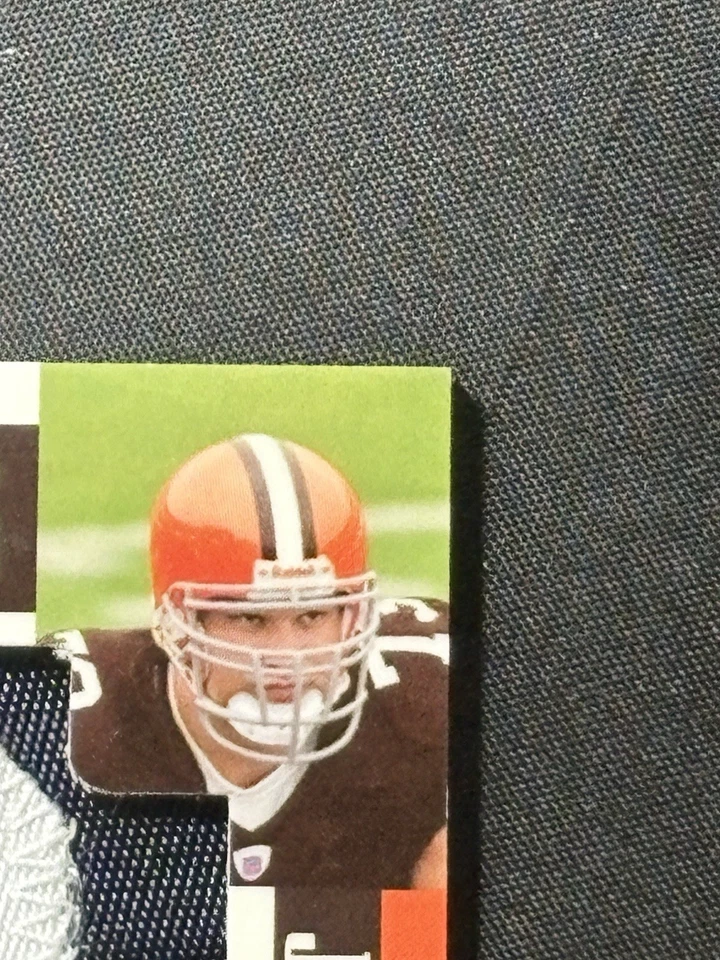 2007 Donruss Threads Rookie Class Patch Auto Joe Thomas RC 24/120 #264 *Read* - Image 4 of 4