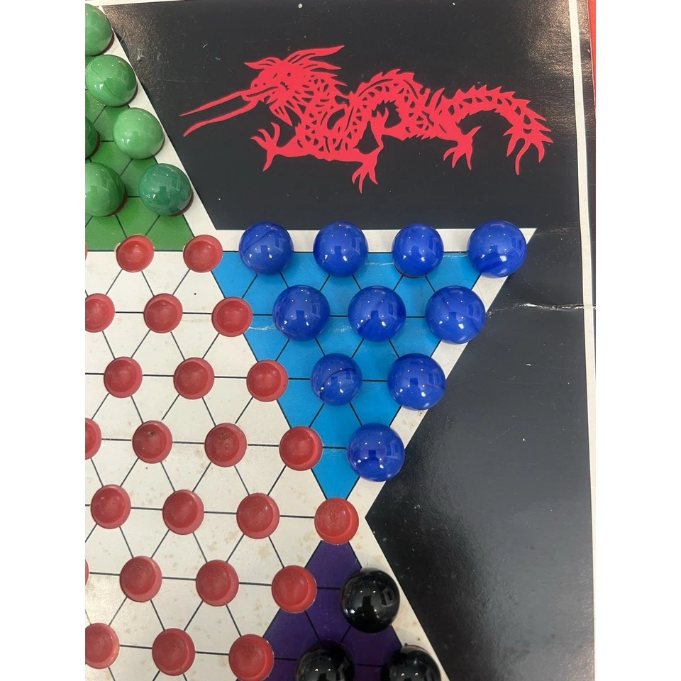 Vintage Pressman Toy Corp Checkers & Chinese Checkers Game Family Collectible - Image 4 of 4