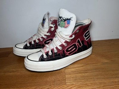 Converse Chinatown Market Jeff Hamilton Shoes Mens Size 7 Red Black 171243C