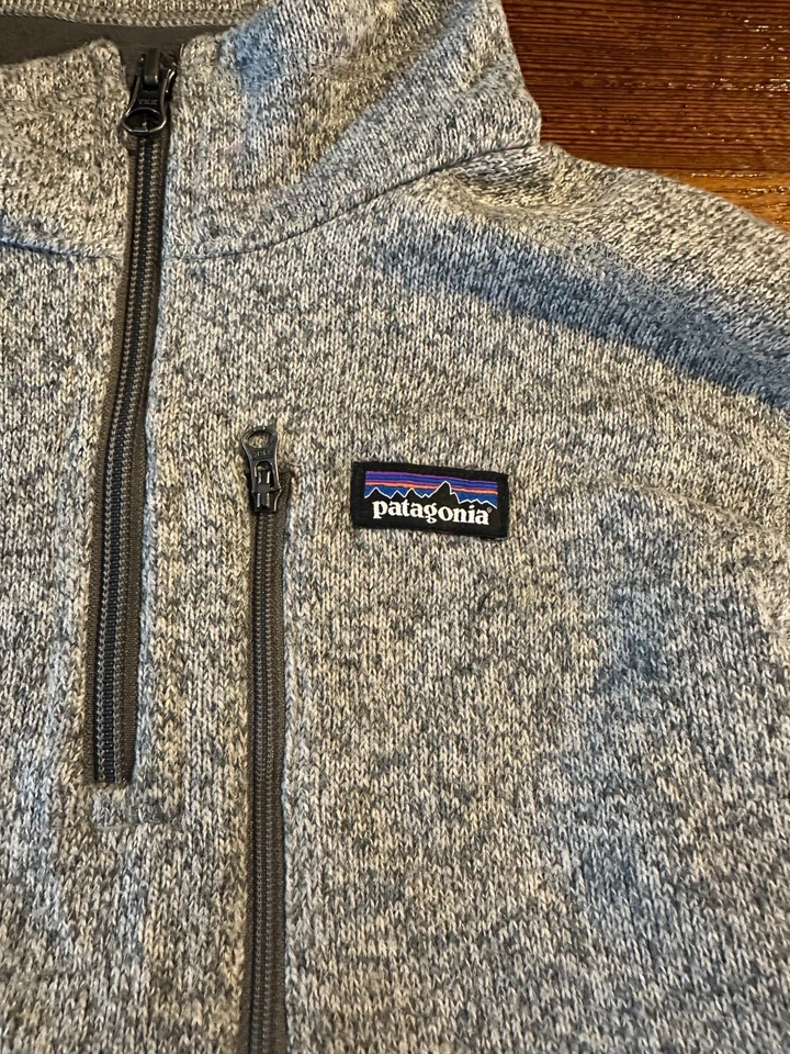Patagonia Women's Better Sweater 1/4 zip Grigio melangè taglia S - Image 4 of 4