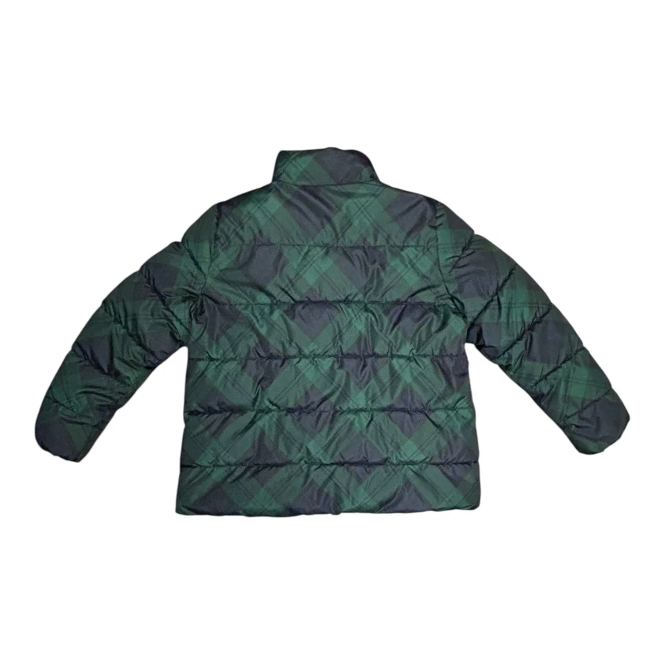 Chaqueta acolchada a cuadros Old Navy para hombre XL azul verde 2019 forrada de lana usada en excelente estado Foto 3 de 4