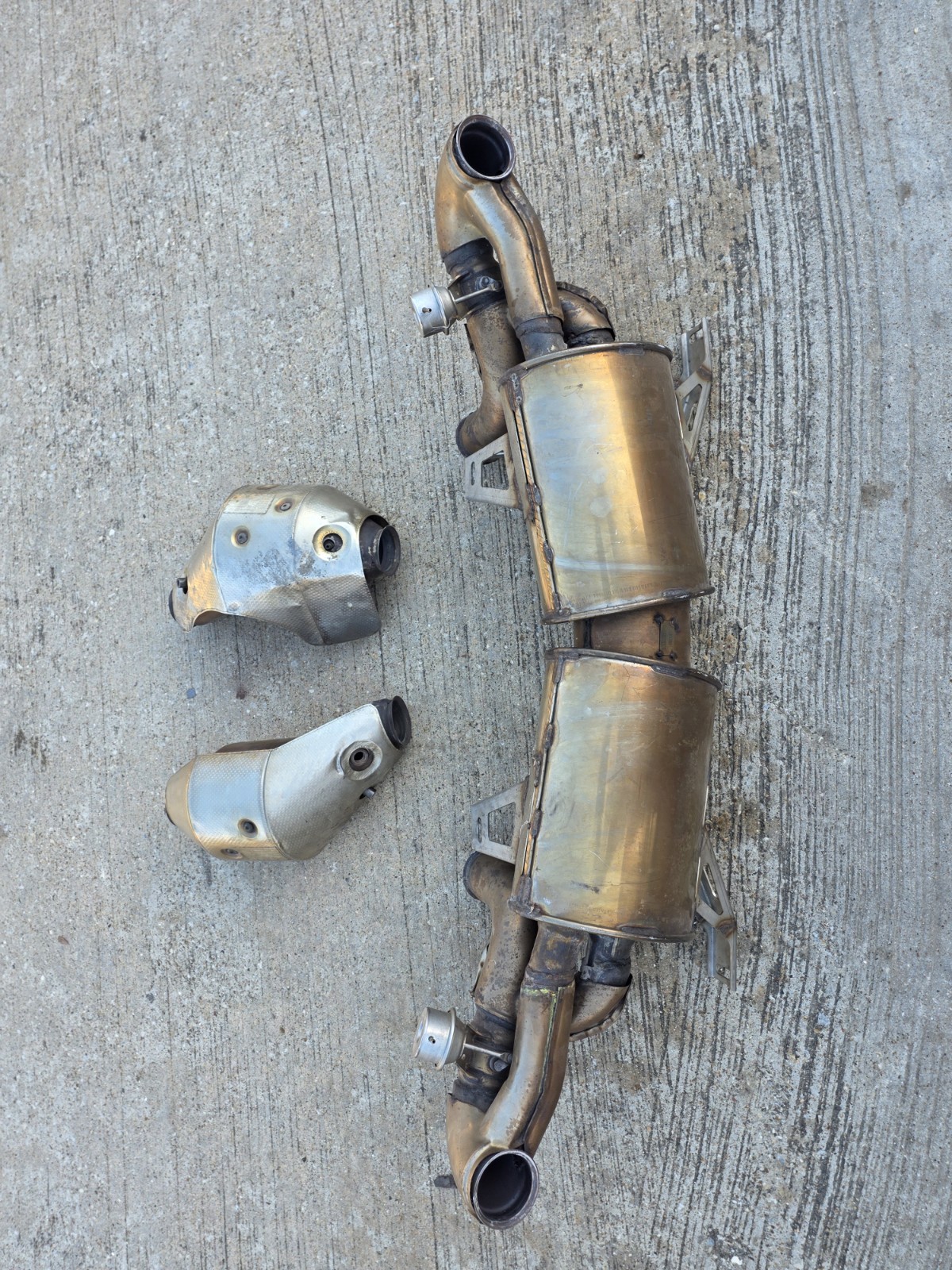 LAMBORGHINI GALLARDO SUPERLEGGE OEM GENUINE ORIGINAL COMPLETE EXHAUST SYSTEM