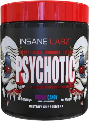 #ad Psychotic Pre Workout Original Formula Powerhouse Energy Pumps 35 Serving New $27.99