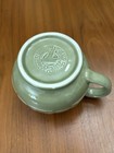 Longaberger Pottery Woven Traditions Ceramic Creamer Sage Green 4" — photo 4