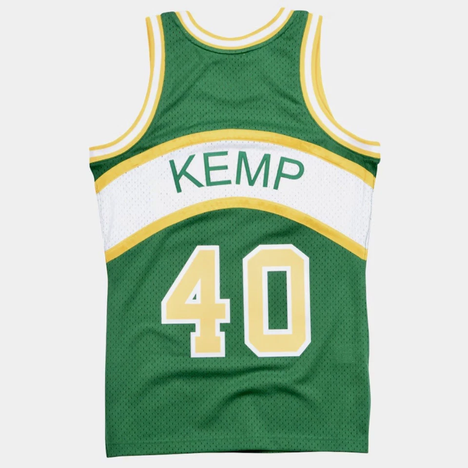 Mitchell & Ness Seattle Supersonics 1994-95 Shawn Kemp Swingman Jersey Size M - Image 3 of 4