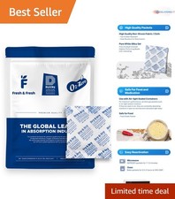 Silica Gel Packets 100g Rechargeable Desiccants Moisture Absorption 10 Pack