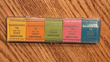 VINTAGE GAG GIFT MATCHES GUARANTEED TO HELP STOP SMOKING - CHRISTMAS TIME GIFT