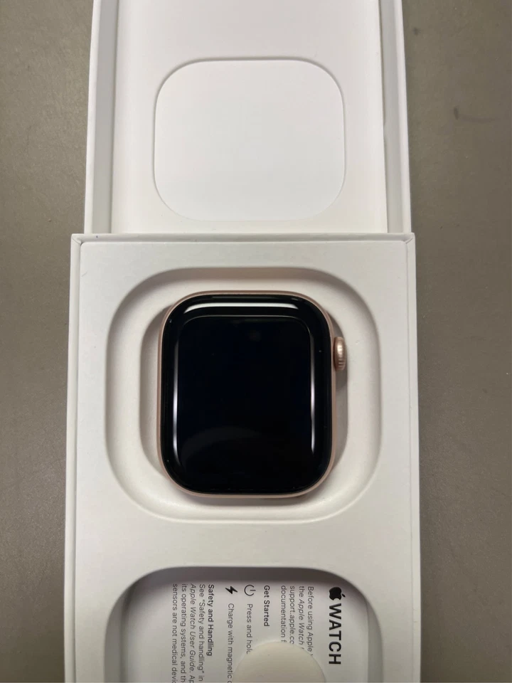 Apple Watch Series 10 GPS 42mm Rose Gold Aluminum Case with Light Blush Sport 1 - Image 2 of 4