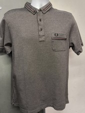 Image of Fred Perry M1362 Mens Polo Shirt In Grey Size XL Brand New Without Tag