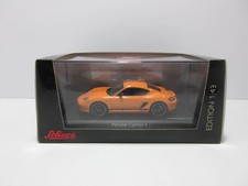 Mini car 1/43 Schuco Porsche Cayman S Porsche Cayman S SPORT model car orange