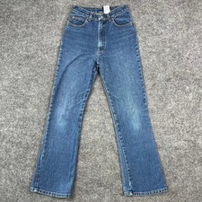 Arizona Jeans Girls Size 16 Blue Bootcut Denim Mid Rise Classic Casual