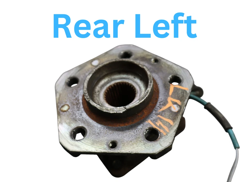 03-08 Maserati Quattroporte M139 Eje trasero izquierdo nudillo rueda buje fabricante original Foto 3 de 4