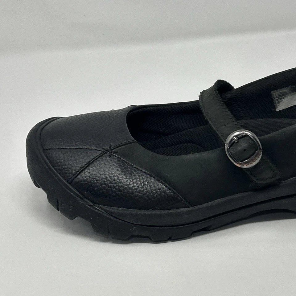 Zapatos Keen Presidio MJ Mary Jane para mujer 9,5 anchos de cuero negro informales cómodos Foto 4 de 4