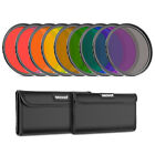 Neewer 9 Piece 58Mm Full Color Lens Filter Set for Camera Lens with Carry Pounch