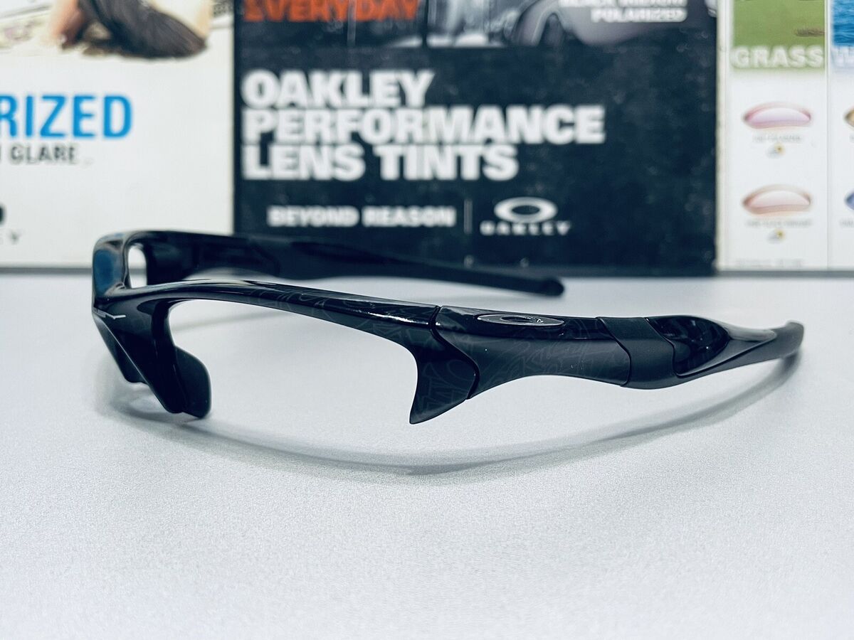 Oakley Half Jacket 2.0 XL Black Dark Grey History Text SKU Oakley Half Jacket 2.0 XL Black Dark Grey History Text SKU