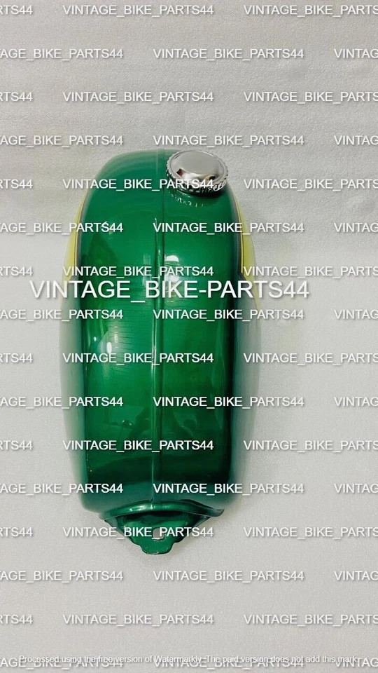 Honda SL125 SL100 K1 1973 a 1975 Modelo Acero Pintado Verde Tanque Gasolina Foto 4 de 4