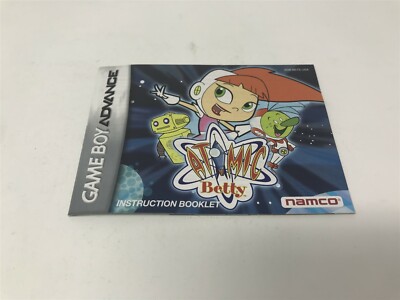Atomic Betty - Game Boy Advance GBA - Manual Only -