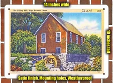 Metal Sign - Massachusetts Postcard - The Fulling Mill, High Brewster, Mass.