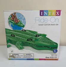 Intex Giant Gator Inflatable Pool Float 58562EP Green