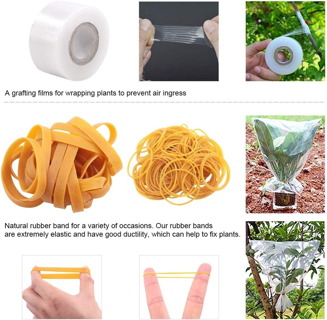 Professional Garden Fruit Tree Plant Pruning Shears Grafting Cutting Tool Kit