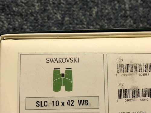 Swarovski SLC 10x42 WB Habicht Binoculars Green Box - Very Good Condition - Picture 6 of 6