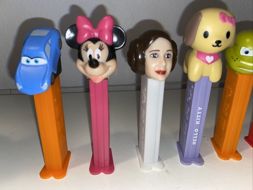 Pez Vntg Dispenser Lot Disney Hello Kitty TNMN Turtle Santa Minnie Mouse - Picture 9 of 13