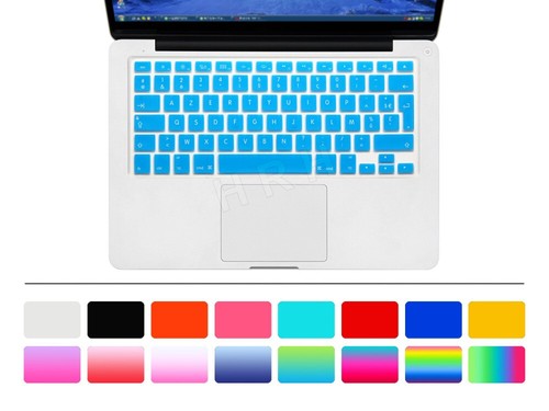 HRH AZERTY Soft French Silicone Keyboard Cover EU Version for Macbook Air Pro 13 - Picture 4 of 26