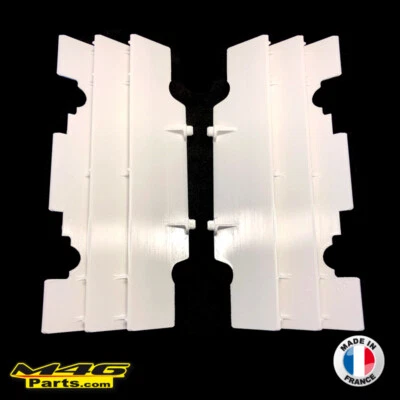 Honda CR125 1989-1997 Radiator Louvers 19033-KS6-701 Grilles Radiateur - Photo 1/3