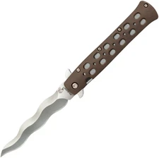 Cold Steel Ti-Lite 4'' Kris Linerlock Dark Earth Folding AUS-10A Knife 26SK4