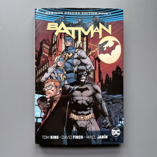 Batman Rebirth Deluxe Edition Book 1 Hardcover HC Tom King DC David Finch GN - Afbeelding 1 van 4