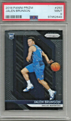 Jalen Brunson 2018/19 Panini Prizm Rookie PSA 9 | eBay