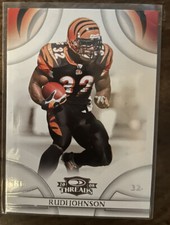 Rudi Johnson 2008 Donruss Threads  #125 Cincinnati Bengals